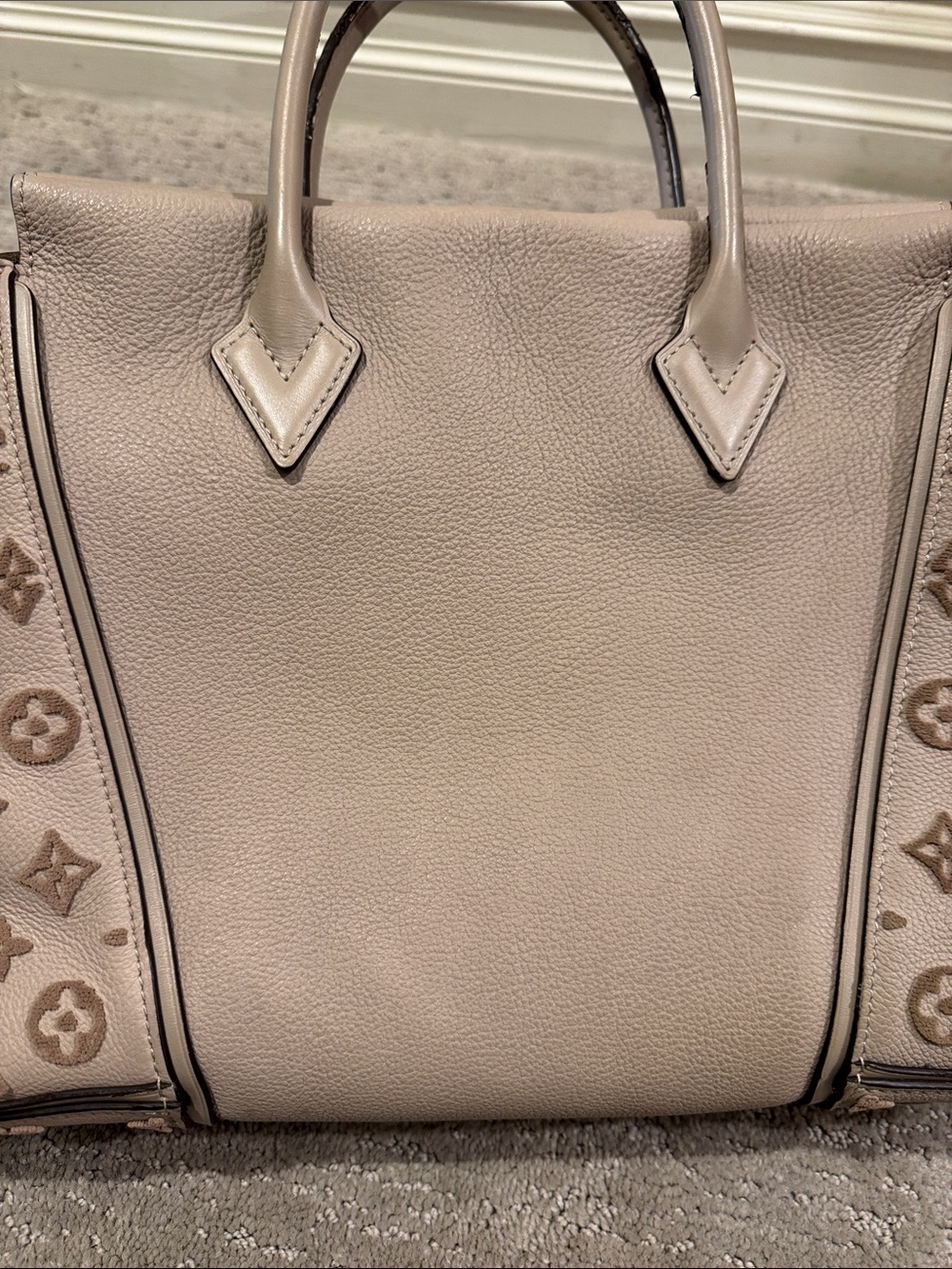 Louis Vuitton PM Mono Velour Galet Tote - Picture 10 of 16